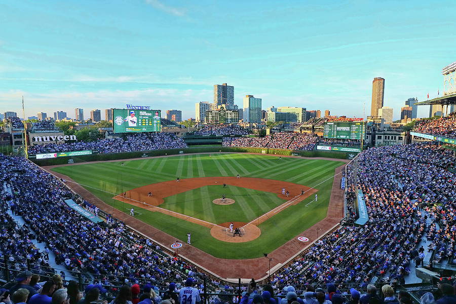 Wrigley Field - Home of the Chicago Cubs # 4 Photograph by Allen Beatty