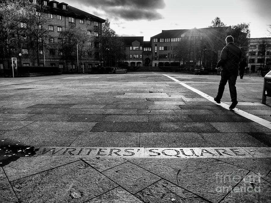 Writers Square, Belfast    Photograph by Jim Orr