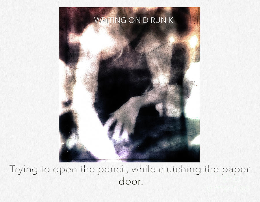 Zen Photograph - Writing on Drunk by Steven Digman Zen Photograph - Writing on Drunk by Steven Digman