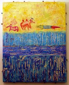 Writing On The Wall Painting by B and David A Midlo Writing On The Wall Painting by B and David A Midlo
