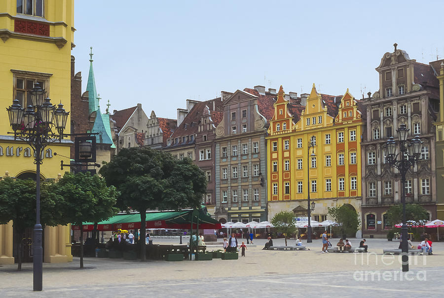 Wroclaw City Square Photograph by Bob Phillips
