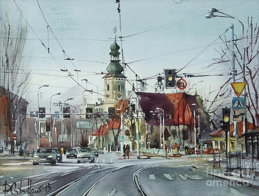 Car Painting - Wroclaw, Square Wroblewski by Pawel Gladkow