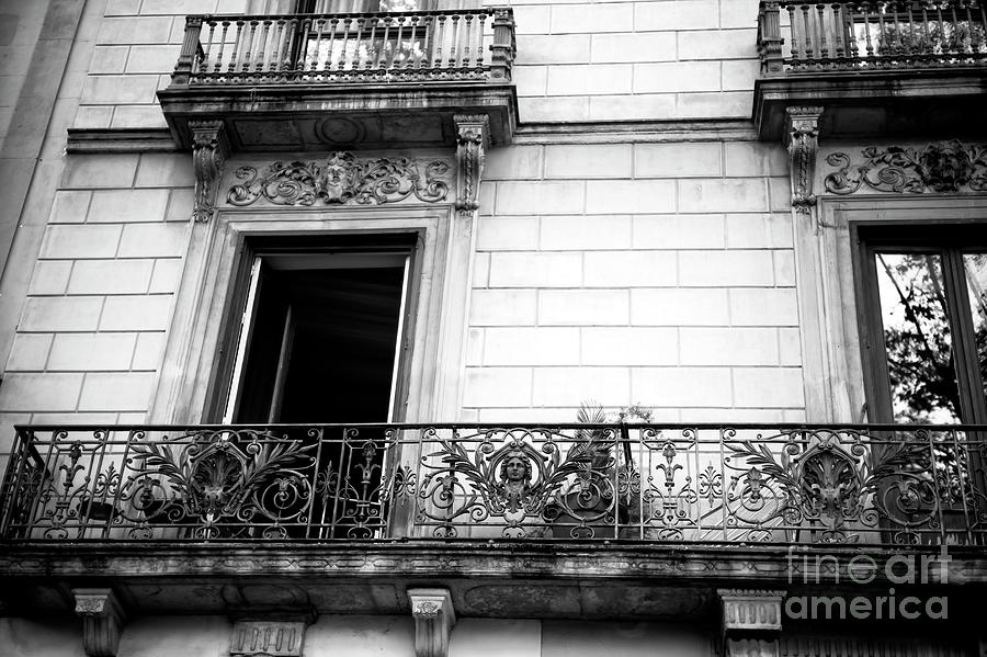 Wrought Iron Balcony in Barcelona Photograph by John Rizzuto