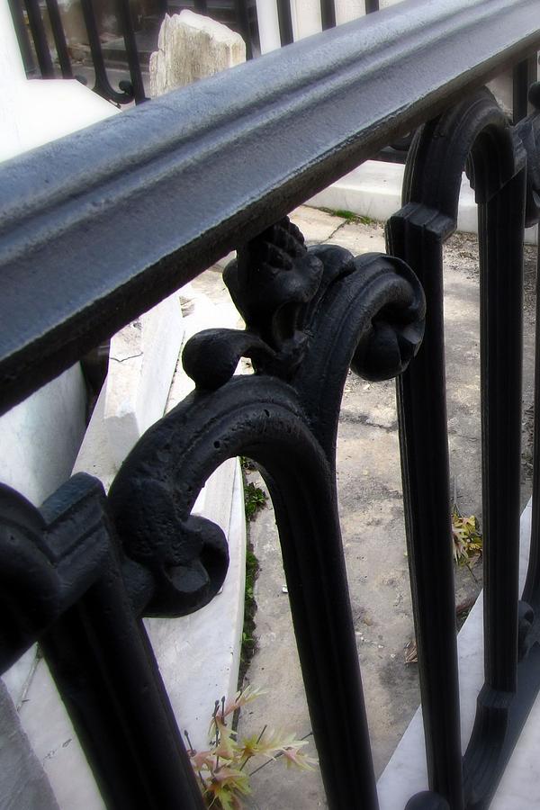 Wrought Iron Fence II Photograph by Beth Vincent