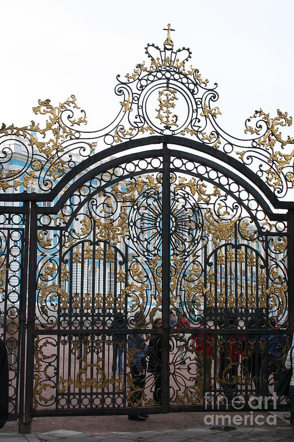 Castle Photograph - Wrought Iron Gate by Christiane Schulze Art And Photography