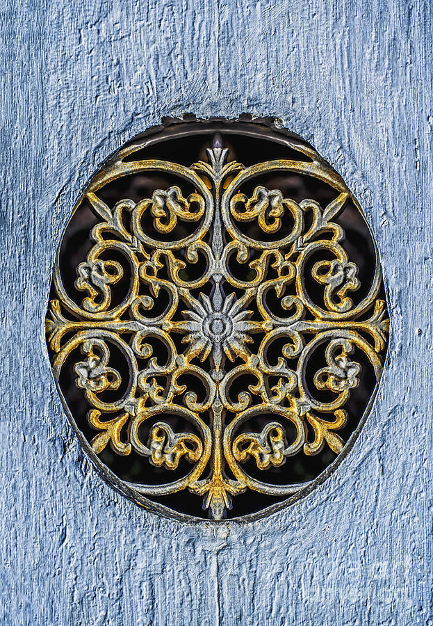 Wrought Iron In Oval Photograph by Frances Ann Hattier