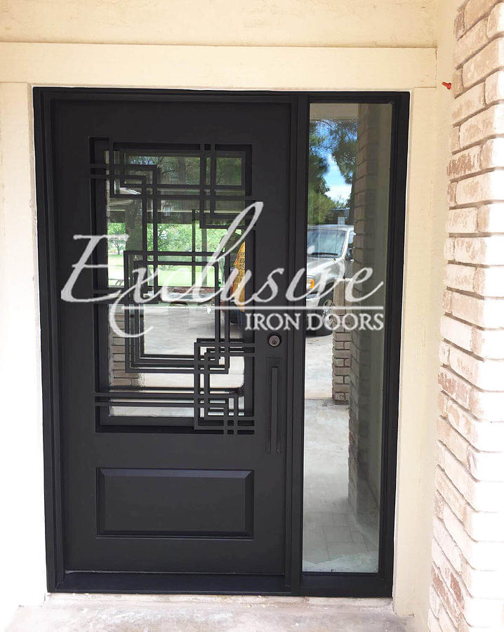 Wrought Iron Single Entry Doors Digital Art By Exclusive Iron Doors