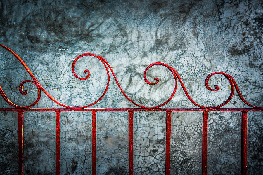 Wrought Iron Wave Photograph by Michael Arend