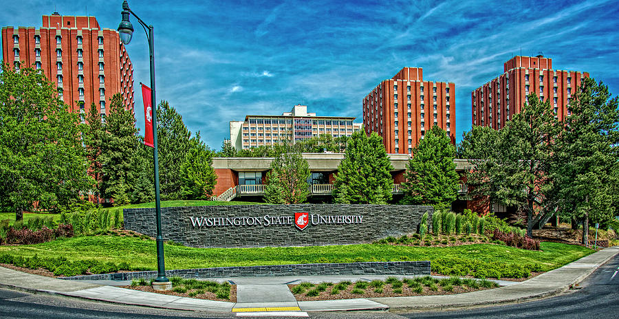 WSU Entrance Photograph by Ed Broberg