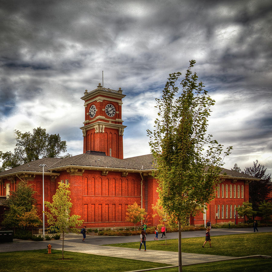Washington State University Photograph - WSUs Bryan Hall - Pullman Washington by David Patterson