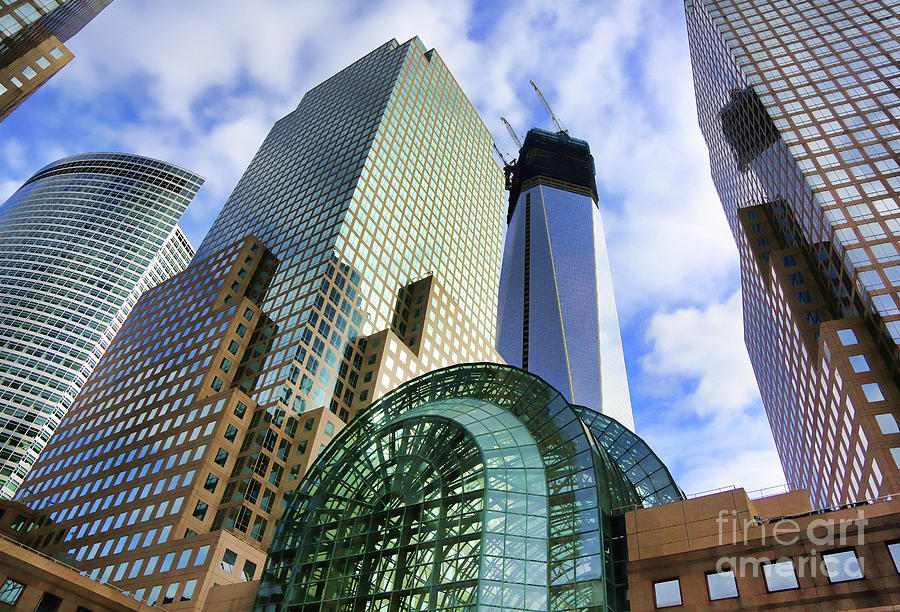 New York City Photograph - WTC NYC Construction I by Chuck Kuhn
