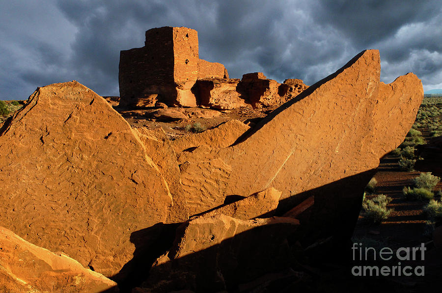 Wukoki Ruin Arizona Photograph by Bob Christopher