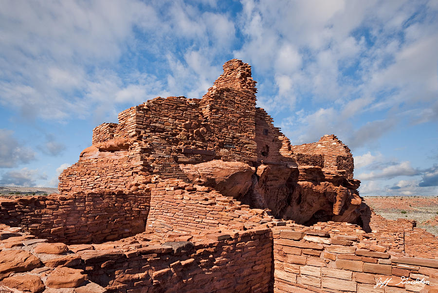 Wupatki Pueblo Ruins Photograph by Jeff Goulden