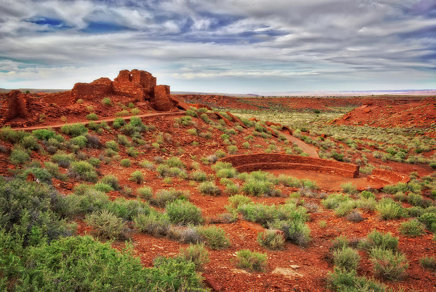 Wupatki Ruins National Monument in Arizona Photograph by Jennifer Rondinelli Reilly - Fine Art Photography