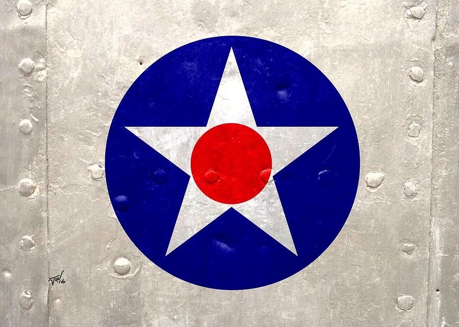 WW2 Army Air Corp insignia Digital Art by John Wills