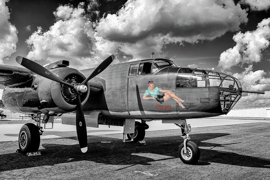 WW2 B25 Mitchell Bomber Photograph by Chris Smith