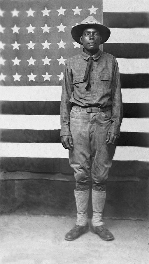 Wwi African American Soldier Photograph by Underwood Archives