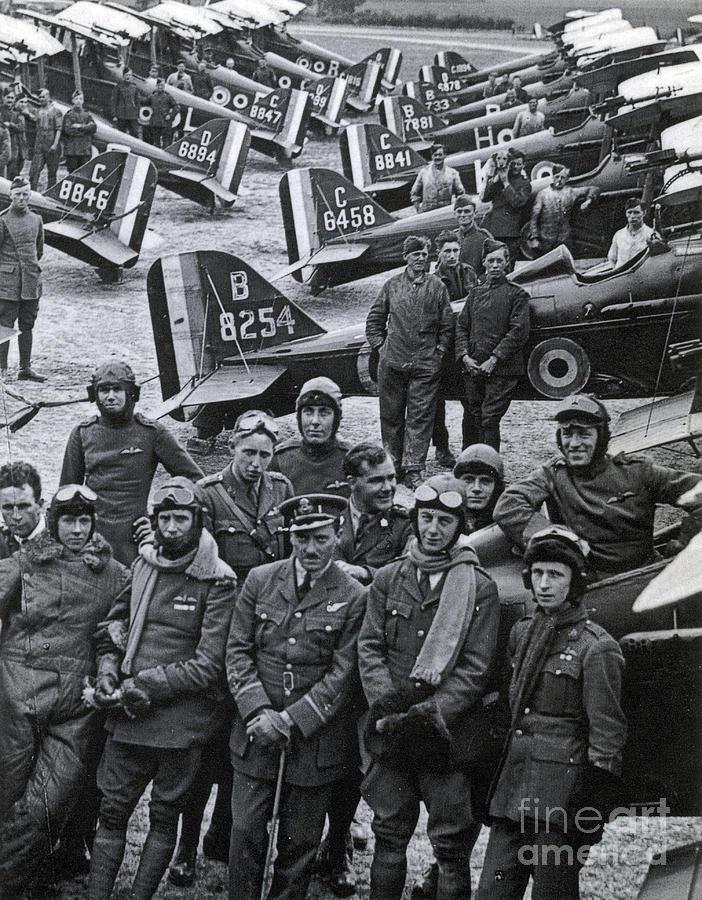 Wwi, No. 1 Raf Squadron, 1918 Photograph by Science Source