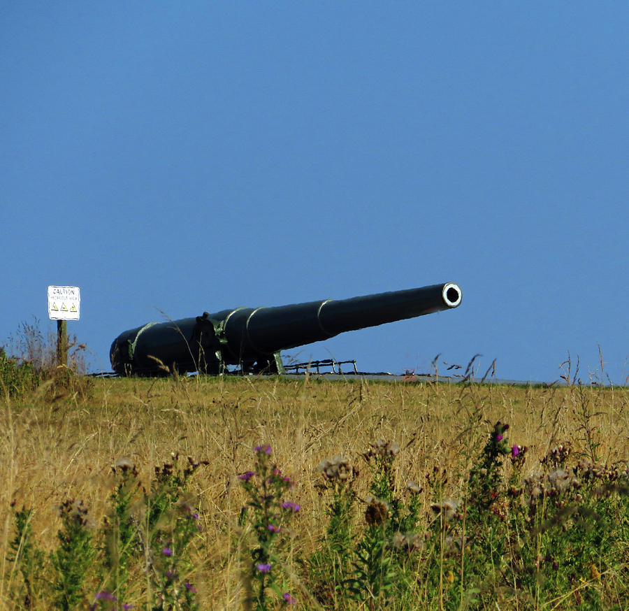 WWII Canon at Fort Casey - Washington Photograph by Marie Jamieson
