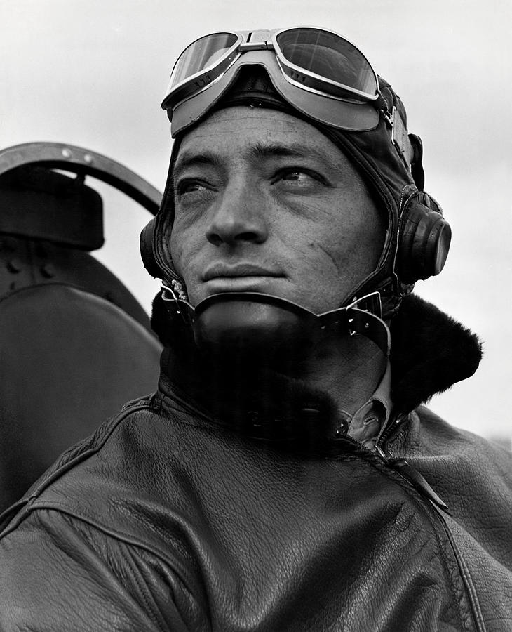 WWII Marine Corps Ace Major Smith Photograph by Historic Image