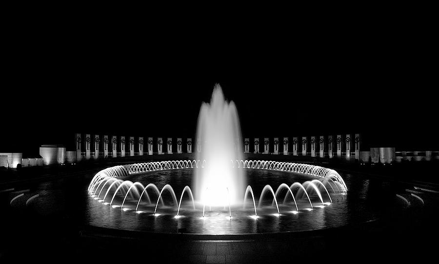 Wwii Memorial Fountain 2 Photograph