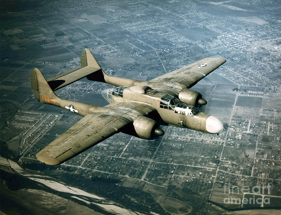 Wwii, Northrop P-61 Black Widow, 1940s Photograph by Science Source