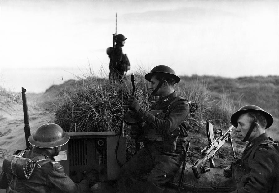 WWII Polish Soldiers on English Coast Photograph by Historic Image