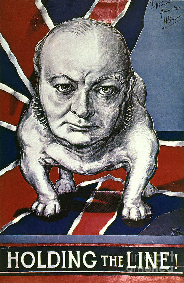 Wwii:churchill Poster 1942 Photograph by Granger