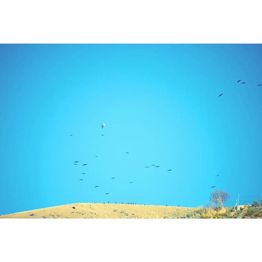 Mountain Photograph - Www.eduardovinuesa.com 
#sky #birds by Eduardo Vinuesa