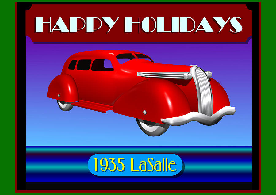 Wyandotte LaSalle Happy Holidays Digital Art by Stuart Swartz