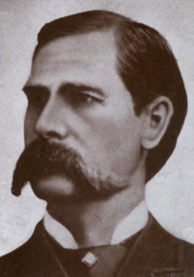 Portrait Photograph - Wyatt Earp 1848-1929, Legendary Western by Everett