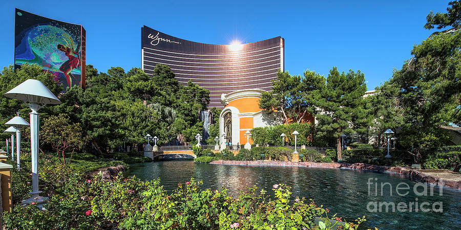 Las Vegas Photograph - Wynn Casino in the Late Afternoon 2 to 1 Ratio by Aloha Art