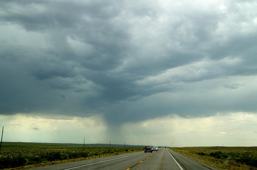 Wyoming August Rain Clouds 08 Photograph by Thomas Woolworth