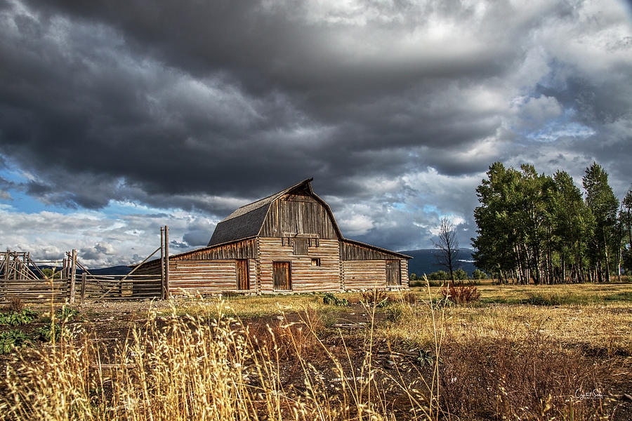 Wyoming Barn Photograph by Crystal Socha