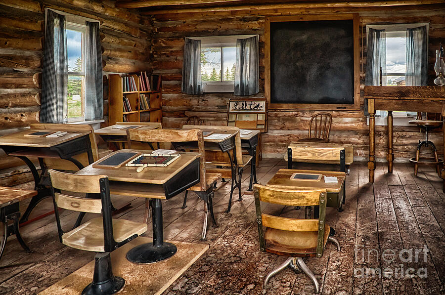 Wyoming Country School Photograph by Priscilla Burgers