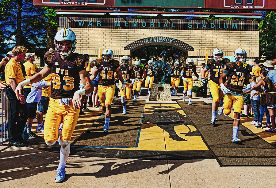 Wyoming Cowboys Entering The Field Photograph by Mountain Dreams