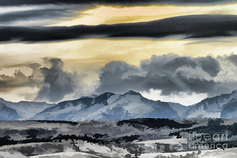 Wyoming Paint Landscape Photograph by Chuck Kuhn