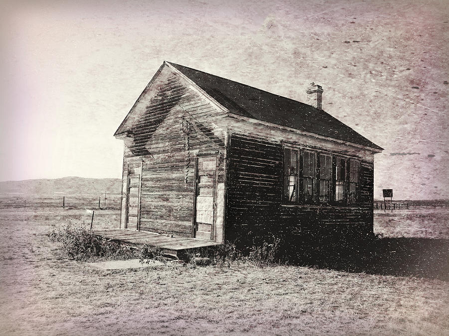 Wyoming School House  Photograph by Cathy Anderson
