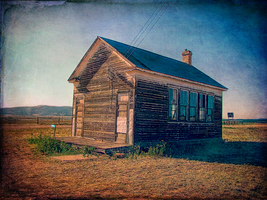 Wyoming Schoolhouse Photograph by Cathy Anderson