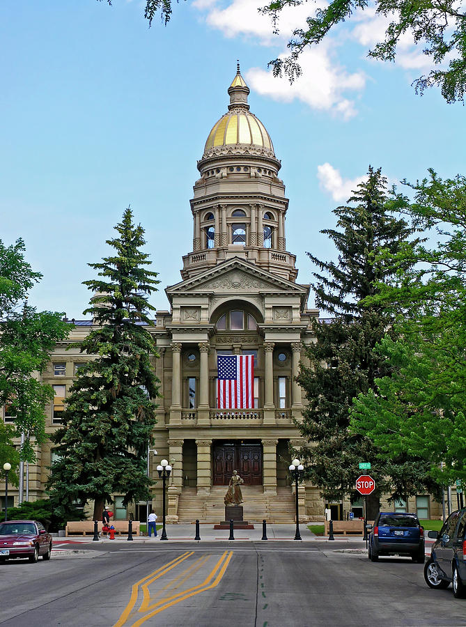 Wyoming State Capitol Photograph by Sally Weigand