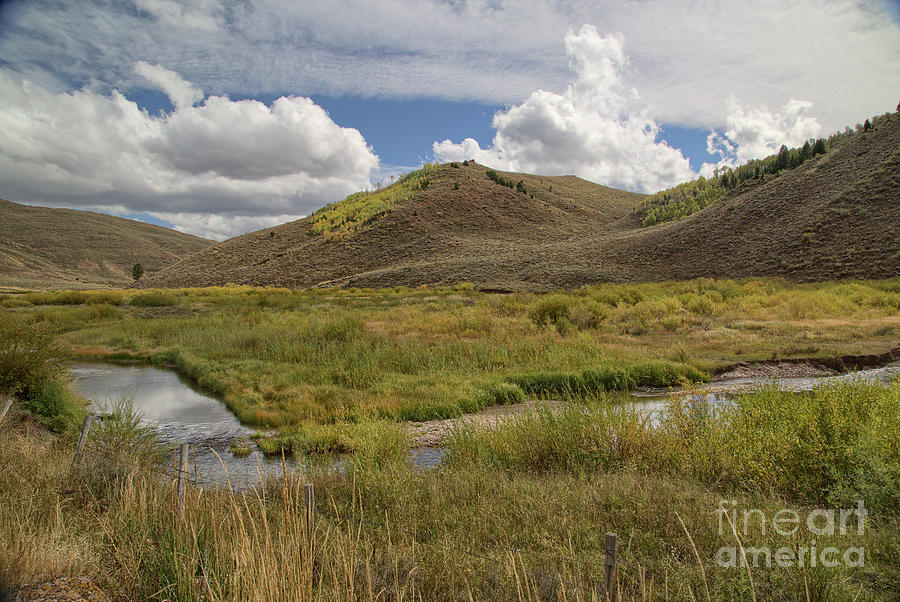 Steam Photograph - Wyoming Stream   8b8026H3 by Stephen Parker