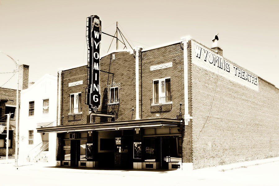 Vintage Photograph - Wyoming Theater 1 by Marilyn Hunt