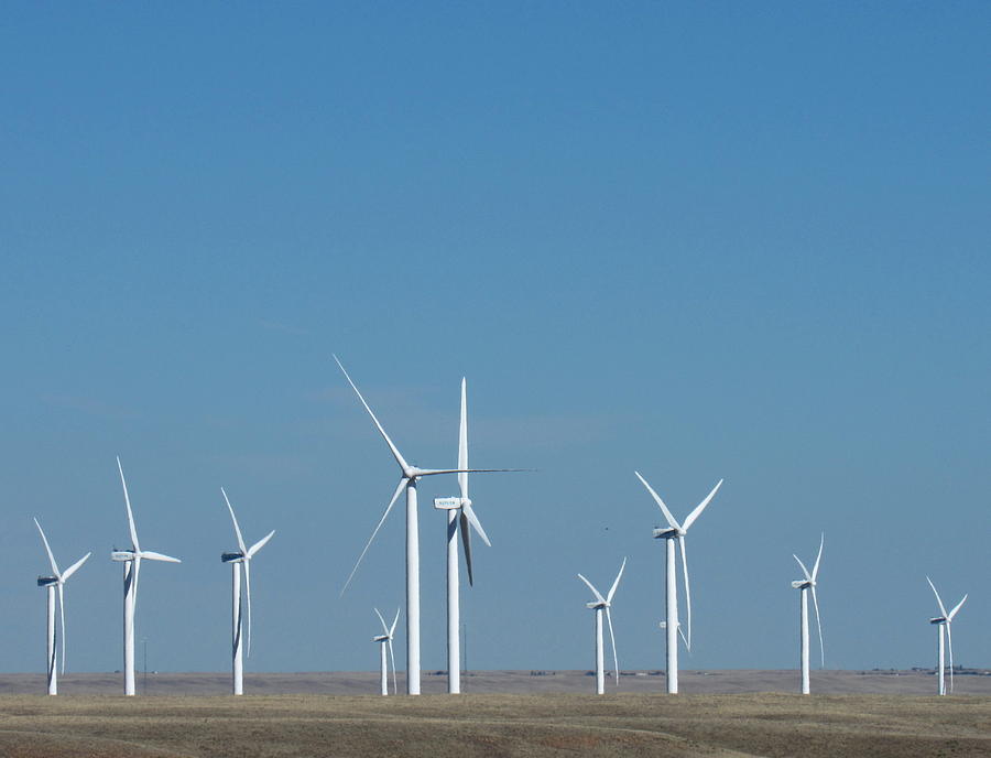 Wyoming Wind Farm Photograph by Joshua Bales
