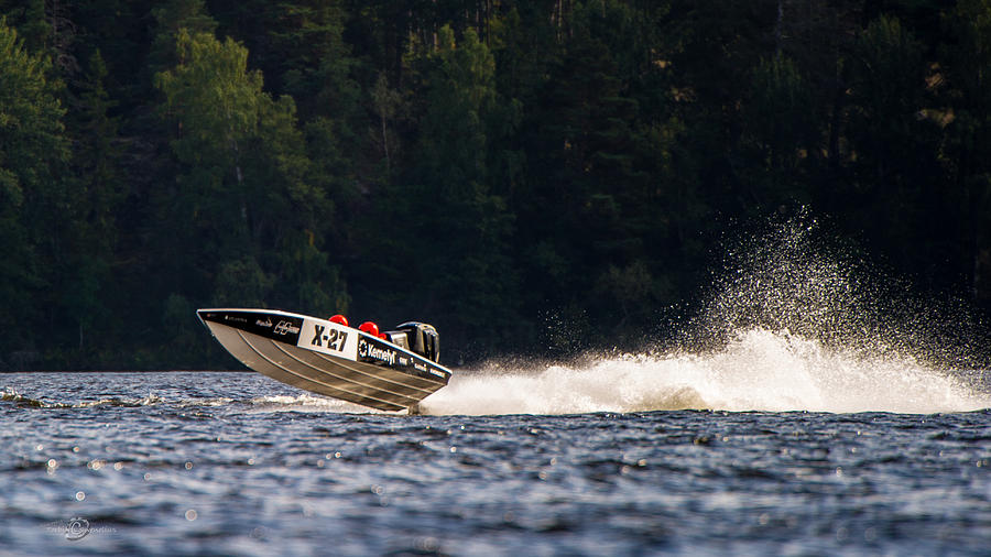 Motor-boat Photograph - X-27 by Torbjorn Swenelius