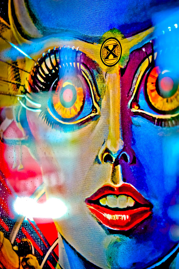 X is for Xenon - Pinball Photograph by Colleen Kammerer