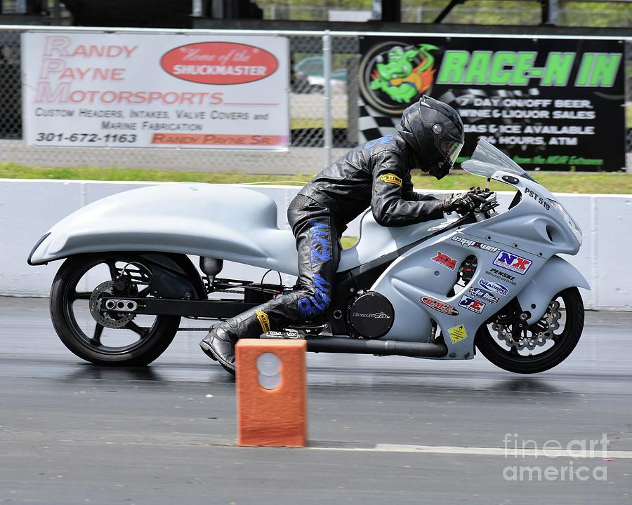 Motorcycle Photograph - XDA Drag Racing 44 by Jack Norton