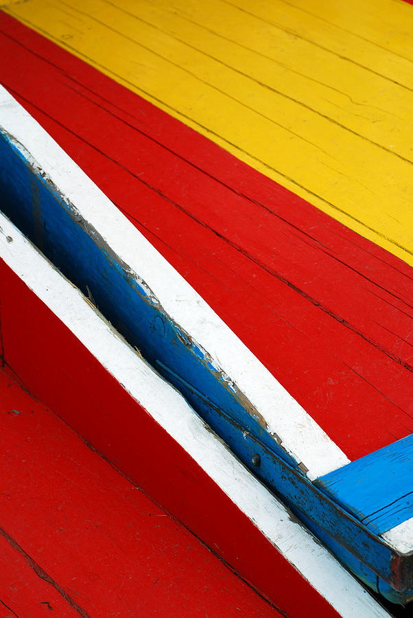 Xochimilco Boat Abstract 1 Photograph by Skip Hunt