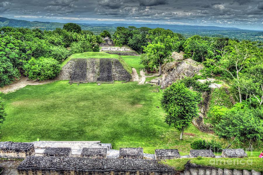 Xunantunich Mayan Ball Court Photograph by David Zanzinger