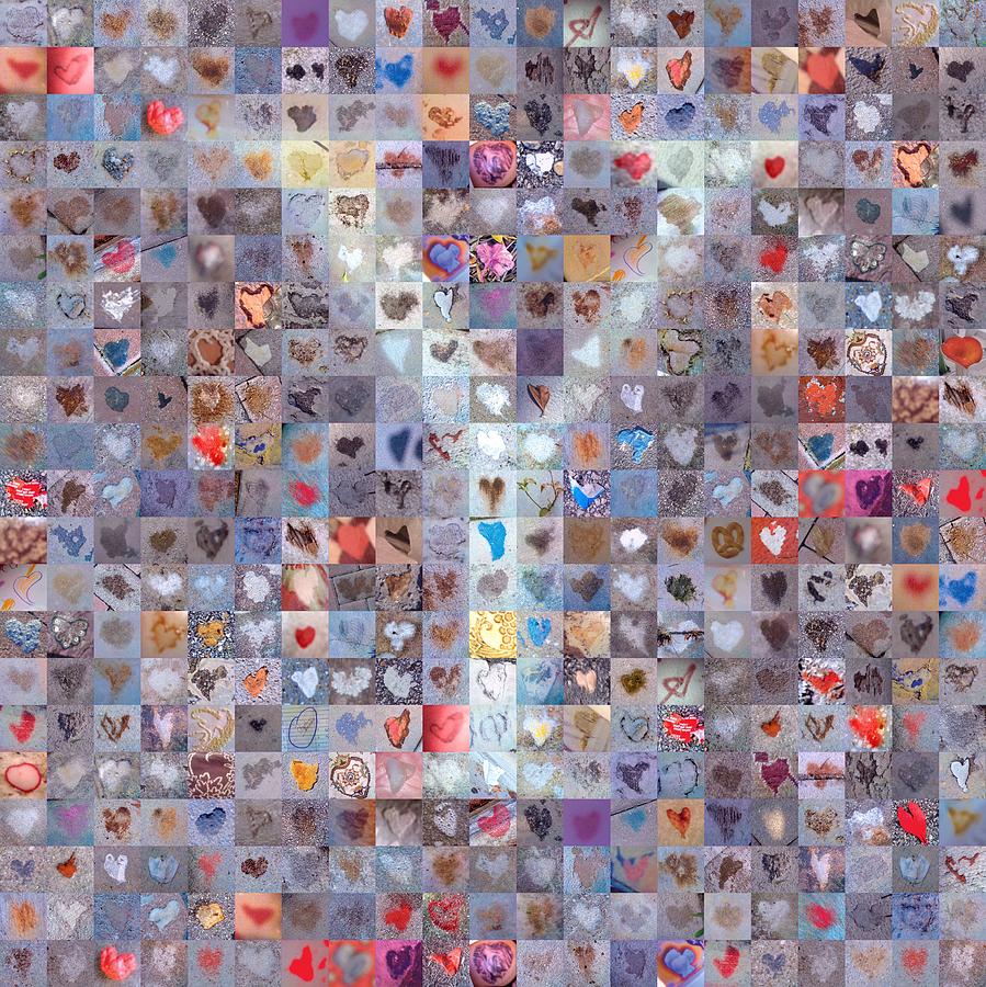Y in Confetti Digital Art by Boy Sees Hearts