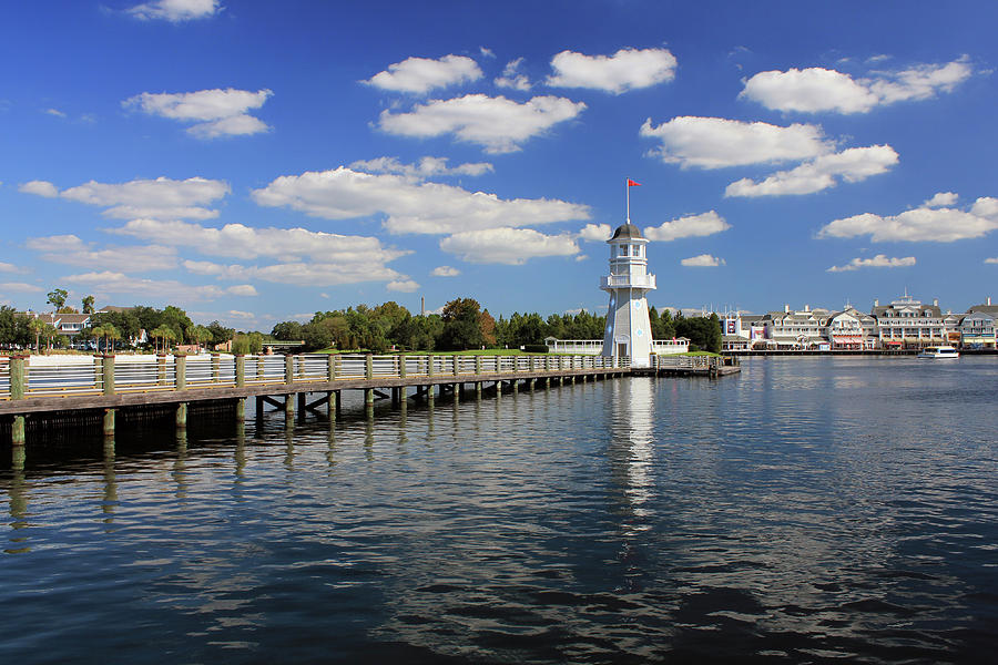 Yacht Club Lighthouse Photograph by Nora Martinez
